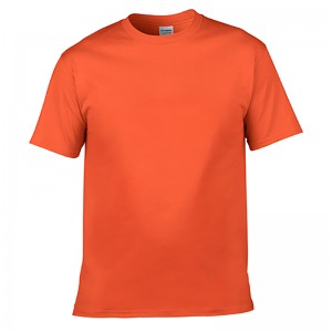 Gildan Sublimation Printing Blanks Cotton Custom T-shirt G63000 (Orange)