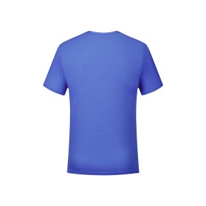 男性空白のTシャツポリエステルラウンドネック速乾性のTシャツ7009