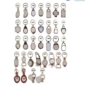 Kustom Kualitas Tinggi Murah Promosi Logam Logo Chains Keychain Key