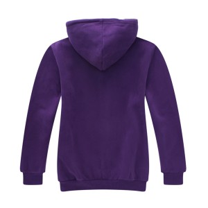 Colorking chải kỹ bông Hoodie (nam / nữ) YF-C5M