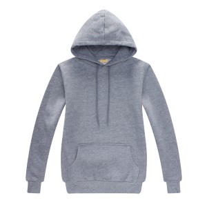 Colorking combed cotton hoodie without zipper YF-C7M