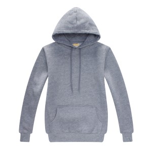 Colorking gekämmte Baumwolle Hoodie ohne Reißverschluss YF-C7M