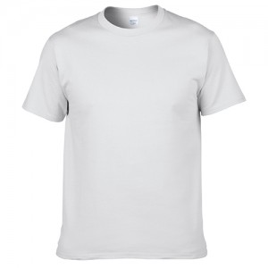 Gildan Sublimation Printing Heat Transfer Blank O-neck 180G Custom T-shirt G76000 (Light Gray)