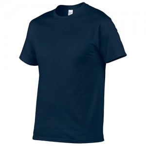 Gildan Sublimation Printing Heat Transfer Blank O-neck 180G Custom T-shirt G76000 (Dark Blue)