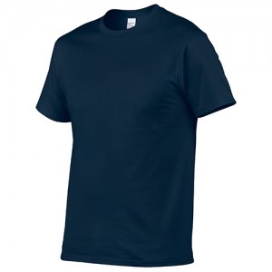 Gildan Sublimation Printing Heat Transfer Blank O-neck 180G Custom T-shirt G76000 (Dark Blue)