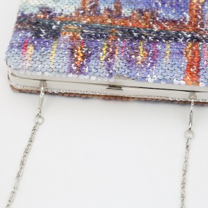 personnalisée réversible Sequin Sacs cosmétiques sirène cosmétiques Pouches gros