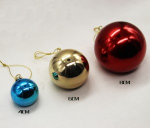 Jualan Hot Factory Supply 4.1 cm Krismas Balls