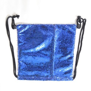 Glitter Mermaid flip spalla Sequin sacchetto esterno reversibile zaino borsa con coulisse