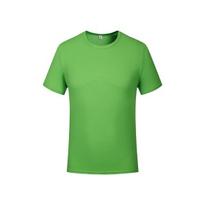 Men blank tshirt polyester round neck quick drying t shirts 7009