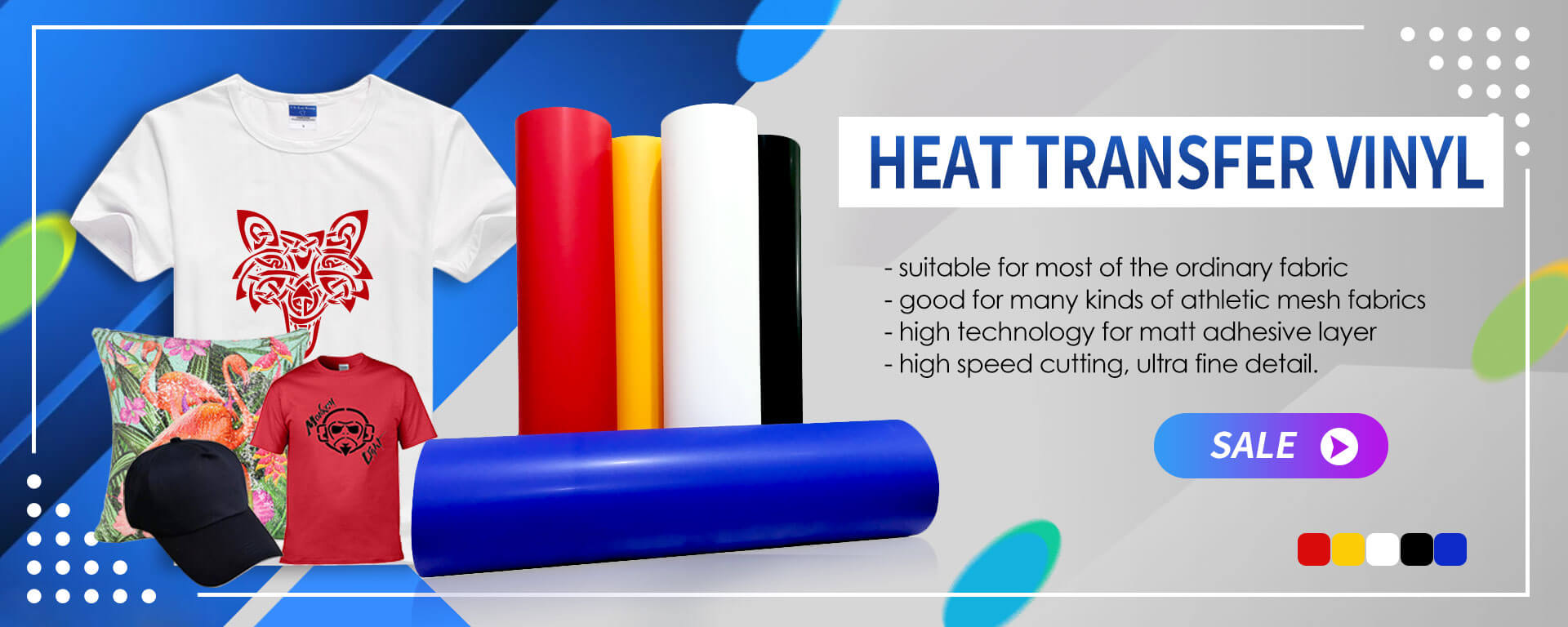 Heat Transfer Vinyl HTV For Heat Press A Tshirt