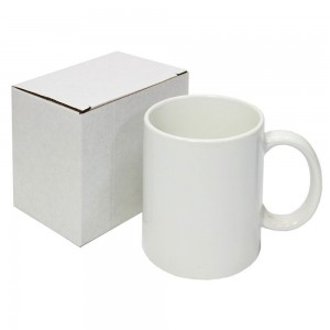 11 oz bon marché personnalisé Sublimation blanc en céramique tasse à café en vrac