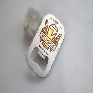 Customized Shape Gifts Bar Plane Card Bottle Logo Sublimation Beer Cap Opener