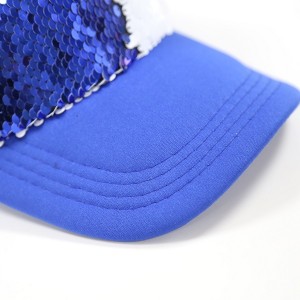 Hersteller kundenspezifische Qualitäts -  Glitter Baseball Caps Bling Sequin -  Baseballmütze