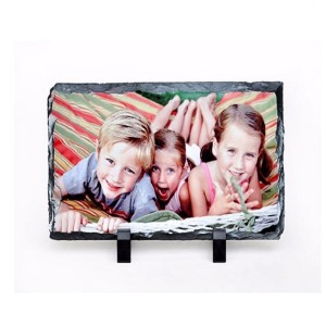 Big Rectangle 20 * 30 cm Batu untuk Heat Transfer Foto Sublimasi Batu Slate