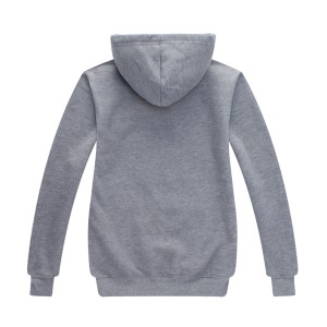 Colorking disisir kapas hoodie tanpa zipper YF-C7M