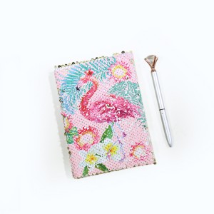 Benutzerdefinierte Notizbuch-Tagebuch-Buch Inspiration Journal Sequin Notebook