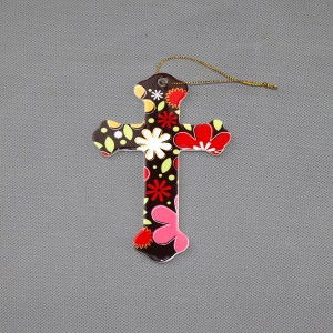 Colorking Heat Transfer Printing Holy Cross Pendant Sublimation Holy Pendent