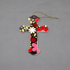 Transferência Colorking Calor Printing Holy Cross Pendant Sublimation Santo Pendent