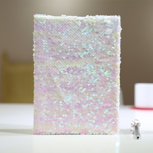 Notebook personnalisée Diary Book Inspirational Journal Sequin Notebook