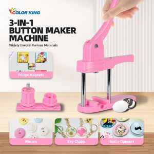 coButton Making Machine 3in1 with 25mm 32mm 58mm Moulds fit for DIY Solution