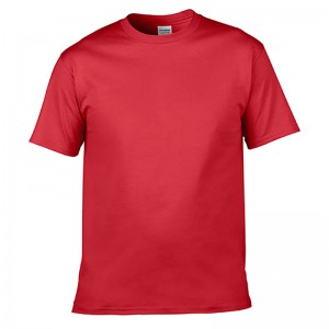 Gildan Sublimation Printing Heat Transfer Blanks Cotton Custom T-shirt G63000 (Red)