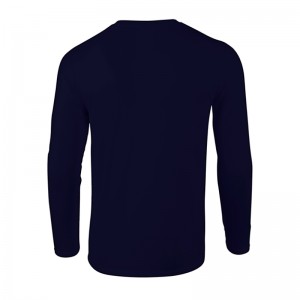 Gildan O-neck  Long Sleeve 180G Cotton Sublimation Printing Heat Transfer Blank T-shirt G76400 (Dark Blue)