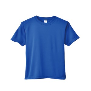 Gildan Quick Dry Short Sleeve Polyester Children Sublimation Heat Transfer Blank T-shirt G4BI00B (Blue)