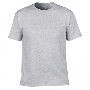 Gildan Sublimation Printing Heat Transfer Blanks Cotton Custom T-shirt G63000 (Gray)
