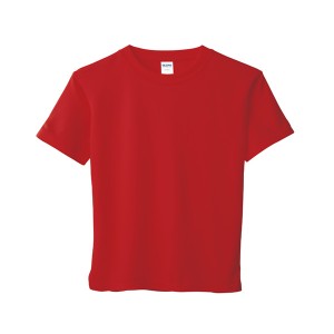 Gildan Quick Dry Short Sleeve Polyester Children Sublimation Heat Transfer Blank T-shirt G4BI00B (Red)