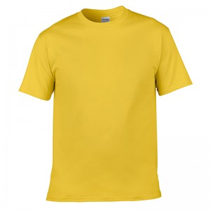 Gildan Sublimation Printing Heat Transfer Blanks Cotton Custom T-shirt G63000 (Yellow)