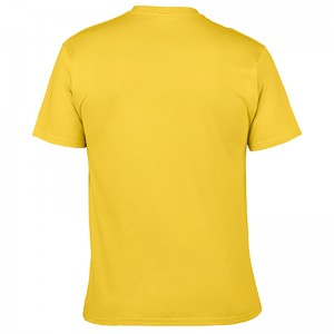 Gildan Sublimation Printing Heat Transfer Blanks Cotton Custom T-shirt G63000 (Yellow)